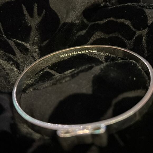 Kate Spade Silver Bow Bangle - Picture 2 of 5